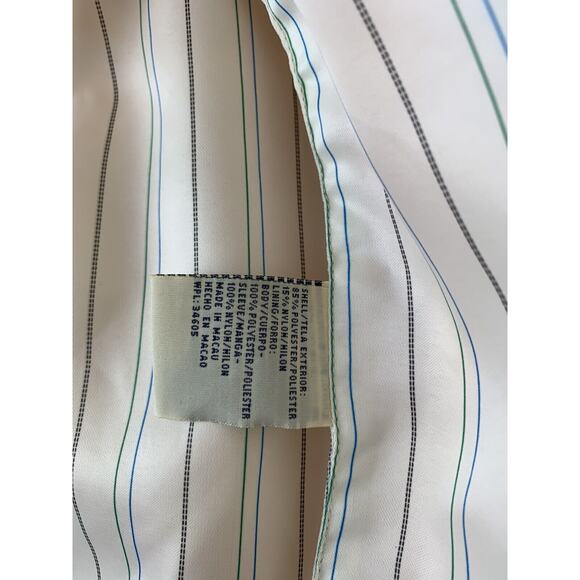 Aberdeen Collection Mens Medium Long Sleeve Full‎ Zip Yellow Pocket Bomber NWOT - Picture 8 of 8